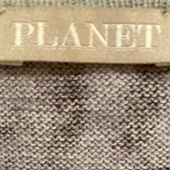 PLANET Purple Soft & Stylish Leopard Animal Print Sweater Top  (Size Medium), - Picture 10 of 11